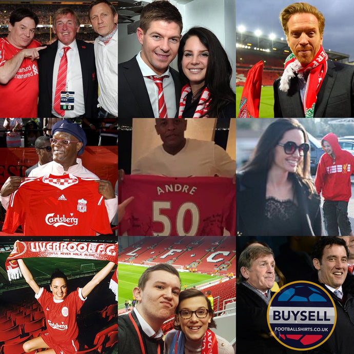 Which Famous Celebrities support Liverpool FC?