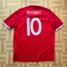 2010 11 England away football shirt #10 Rooney - L/XL (46)
