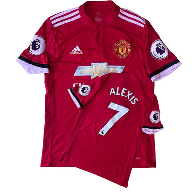 2017 18 Manchester United home football shirt #7 Alexis (poor) - S