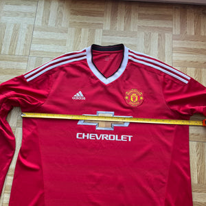 2015 16 Manchester United L/S home Football Shirt - 2XL