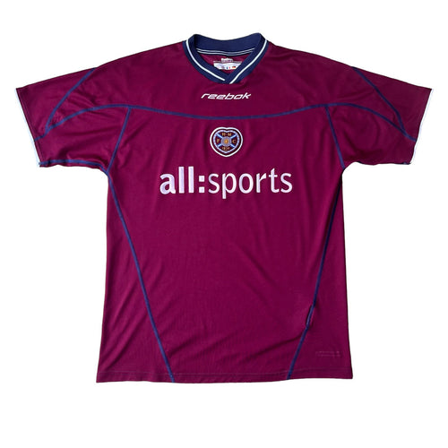 2002 04 Heart of Midlothian home football shirt Reebok - S