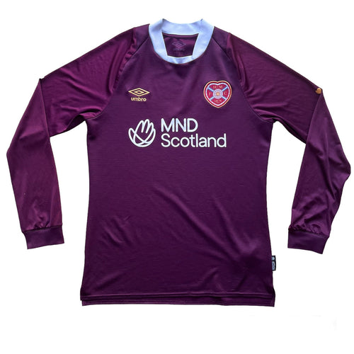 2022 23 Heart of Midlothian LS home football shirt - S