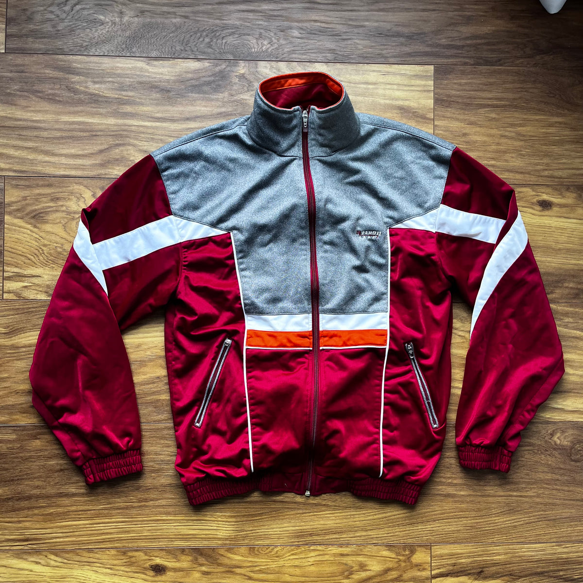 ジャケット・アウター KIARIS Vintage 90s Zipped Jacket Vintage 1990's Campri Ski Jacket | Size S - Brick Vintage