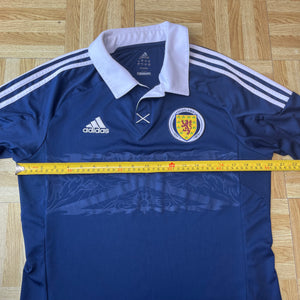 2011 13 Scotland home football shirt Adidas (good) - M