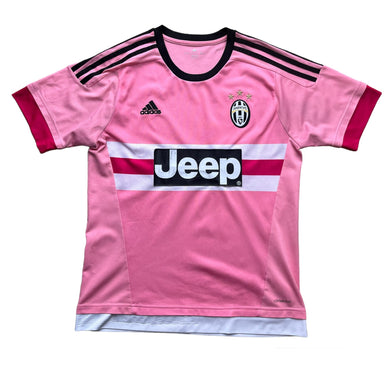 2015 16 Juventus away football shirt Pink Drake authentic - M