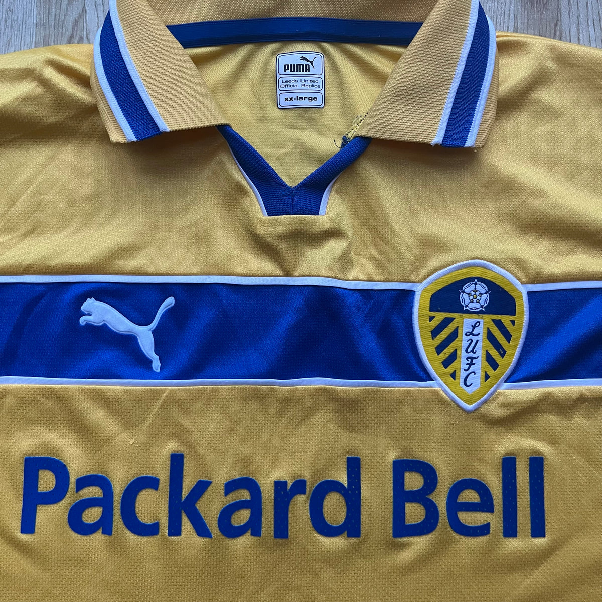 1999 00 Leeds United third football shirt Puma - XXL