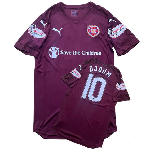 2016 17 Heart of Midlothian home Football Shirt #10 Djoum - S