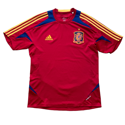 2010 11 Spain adidas training football shirt - L
