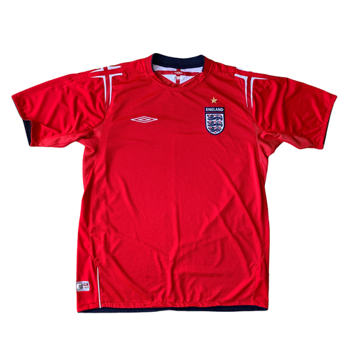 2004 06 ENGLAND AWAY FOOTBALL SHIRT (excellent) - XL