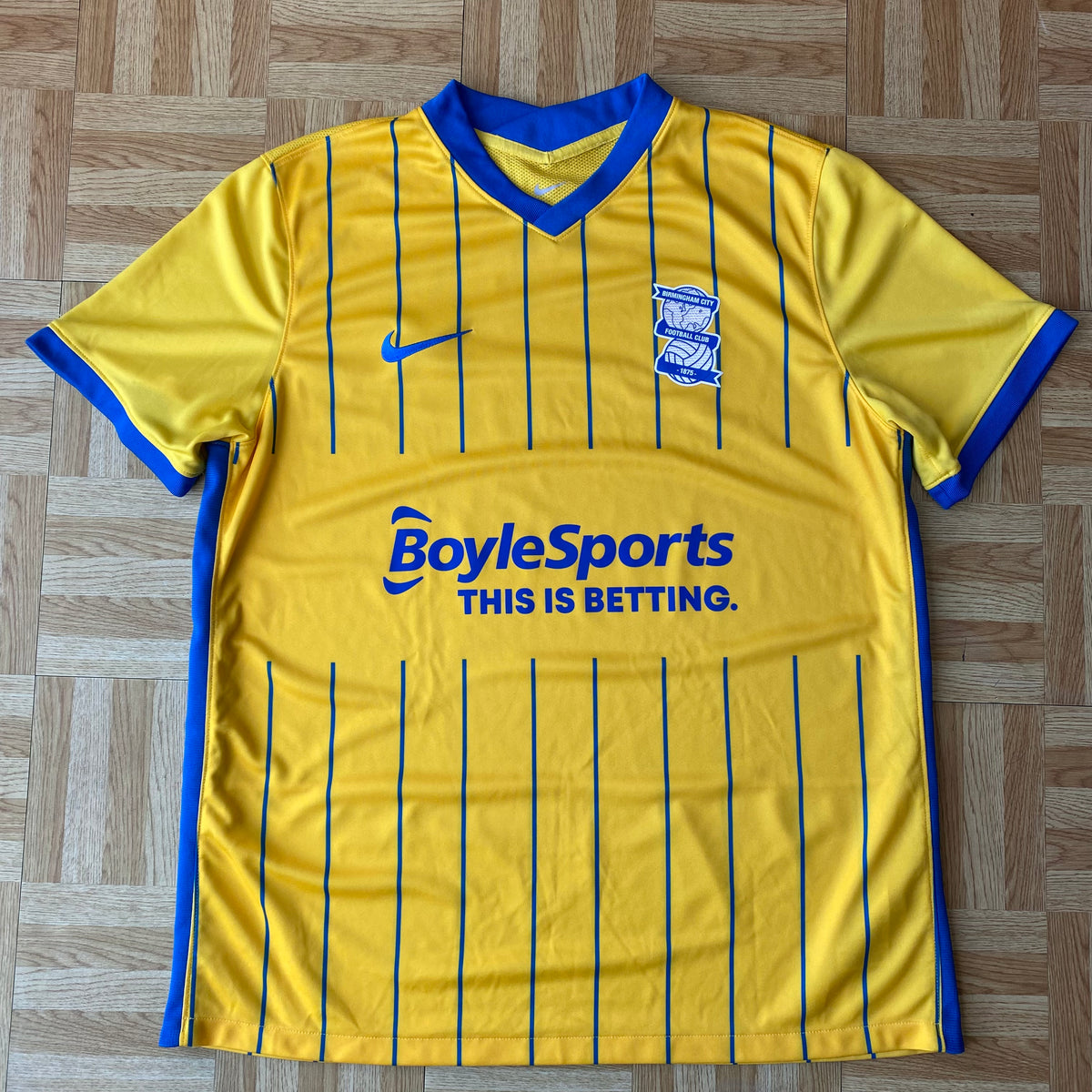 Birmingham city yellow away 2024 kit