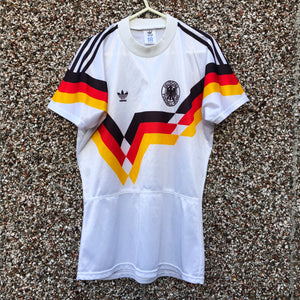 1990 92 West Germany home Football Shirt Adidas - S