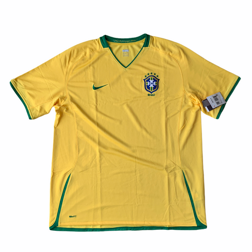 2008 10 BRAZIL HOME FOOTBALL SHIRT *BNWT* - XL