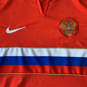 2008 09 RUSSIA AWAY FOOTBALL SHIRT Nike - M