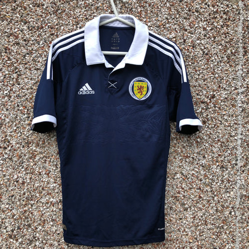 2011 13 SCOTLAND HOME FOOTBALL SHIRT Adidas (good) - S