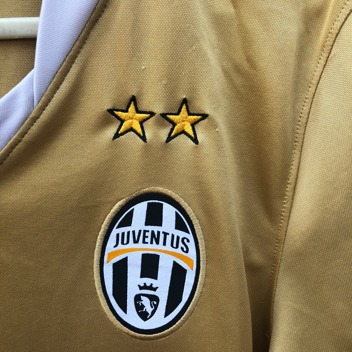 2008 09 Juventus away football shirt Nike Gold Vintage S
