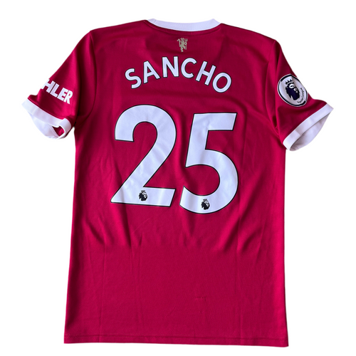 2021 22 Manchester United home football shirt #25 Sancho - S