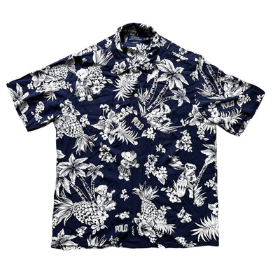 Polo Ralph Lauren Floral Bear Button-Down Shirt Medium men’s