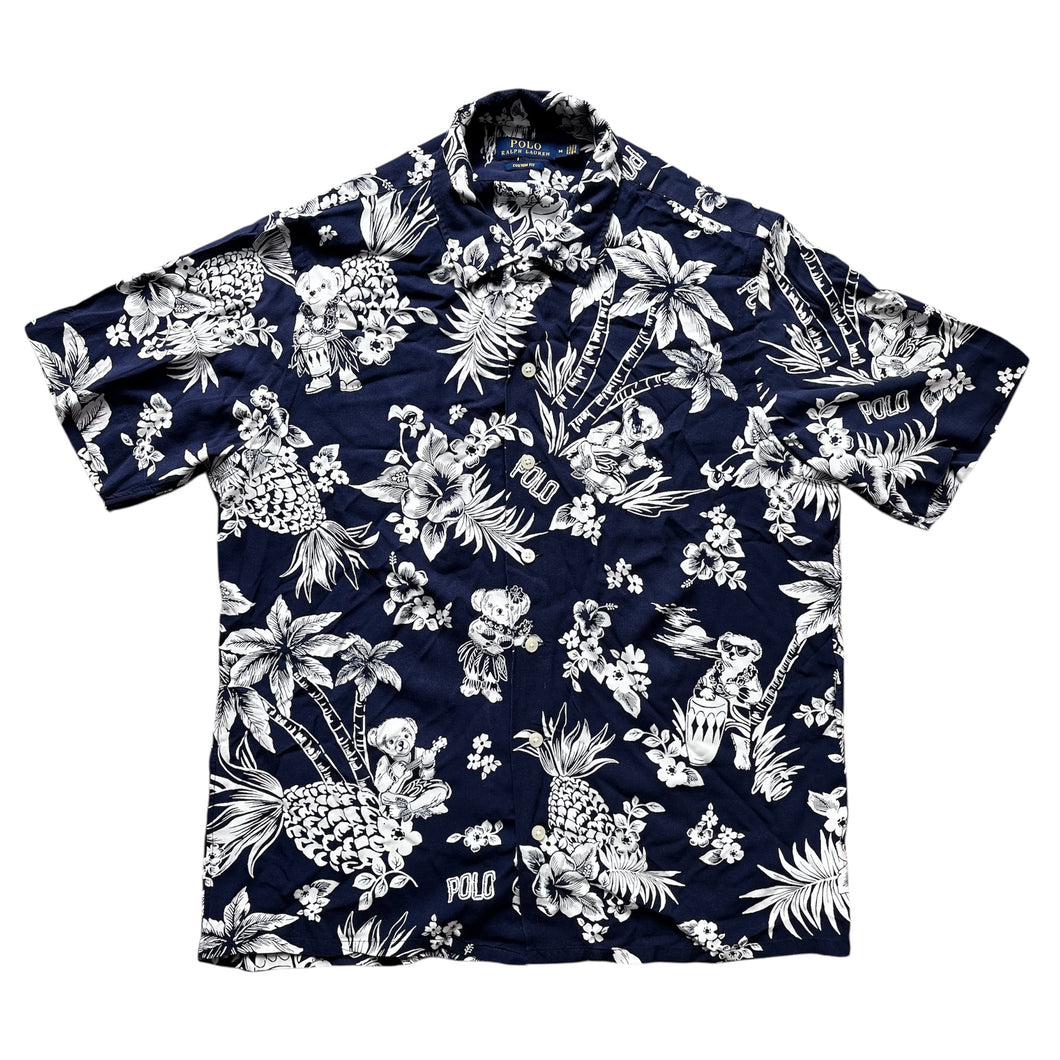 Polo Ralph Lauren Floral Bear Button-Down Shirt Medium men’s