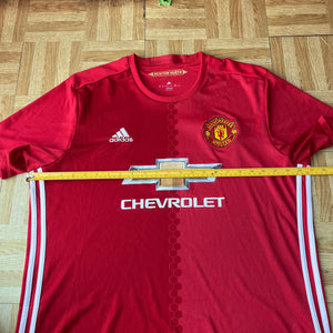 2016 17 Manchester United home Football Shirt Adidas - XL