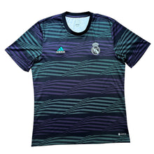 2022 23 Real Madrid pre-match football shirt Adidas (excellent) - L