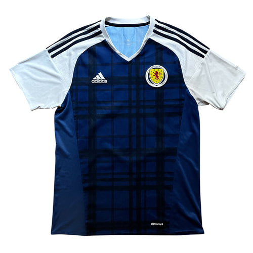 2016 17 Scotland home football shirt - M