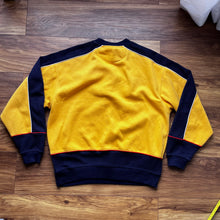 Reebok Vintage Navy & Yellow sweatshirt sweater jumper - L