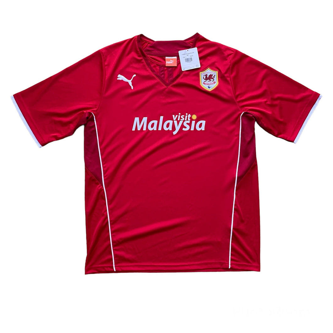 2013 14 Cardiff City home football shirt puma *BNWT* - L