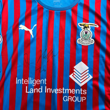 2021-22 Inverness Caledonian Thistle match worn signed football shirt #26 Fyffe