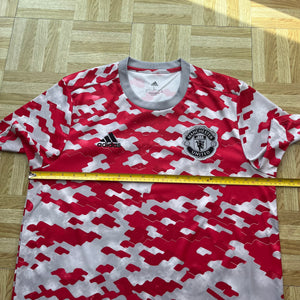 2021 22 Manchester United pre-match football shirt Adidas - L