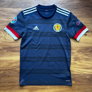 2020 21 Scotland home football shirt Adidas (patches)- S