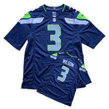 NFL Seattle Seahawks #3 Russell Wilson American Football Jersey - L