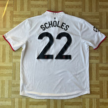 2012 14 Manchester United away football shirt #22 Scholes (poor) - XL