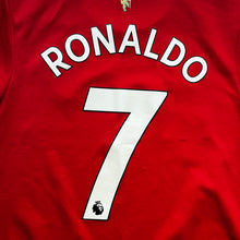 2021-22 Manchester United home football shirt #7 Ronaldo - Kids 15-16 years