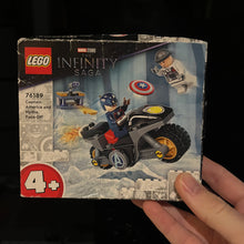 Lego 76189 Infinity Saga Captain America and Hydra Face-Off 2 figures Marvel new damaged box