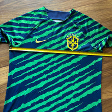 2022 23 Brazil Brasil pre-match training football shirt Nike (excellent) - L