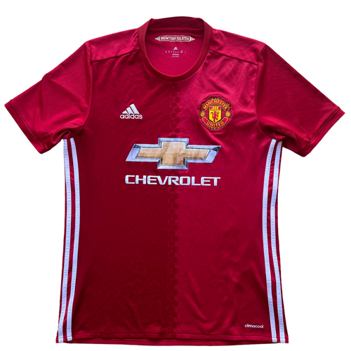 2016 17 Manchester United home Football Shirt Adidas Classic - M