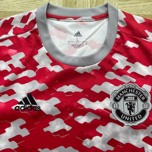 2021 22 Manchester United pre-match football shirt Adidas - L