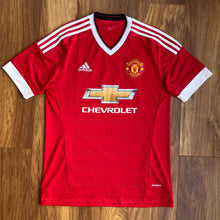 2015 16 Manchester United home football shirt Adidas (excellent) - M