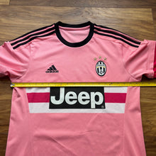 2015 16 Juventus away football shirt Adidas pink Drake - M