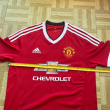 2015 16 Manchester United home football shirt (excellent) - M
