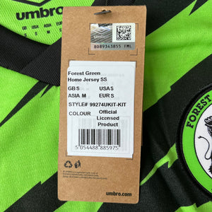 2023-24 Forest Green Rovers Home Football Shirt Umbro *BNWT* - S