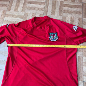 2004 06 Wales home football shirt Kappa vintage - L