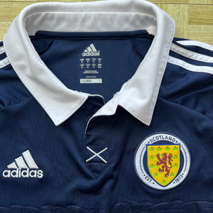 2011 13 Scotland home Long sleeved football shirt - M (excellent)