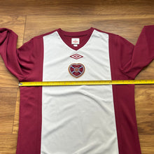 2010 11 Heart of Midlothian LS home football shirt Umbro - S