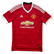 2015 16 Manchester United home football shirt Adidas (excellent) - S