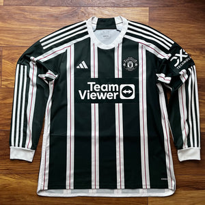 2023 24 Manchester United LS away football shirt #11 Hojlund - XL