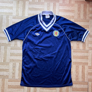 1982 85 Scotland home Football Shirt Umbro Vintage (excellent) - M