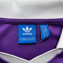 Real Madrid Adidas originals purple polo style football shirt - S