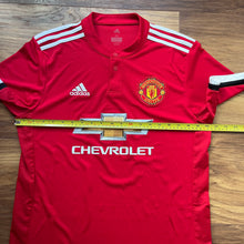 2017 18 Manchester United home football shirt (excellent) - M