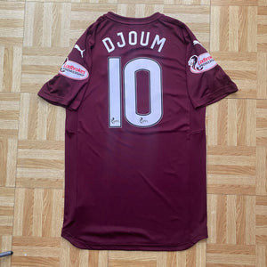 2016 17 Heart of Midlothian home Football Shirt #10 Djoum - S